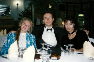 with Laura Mikkola (left, 1994)